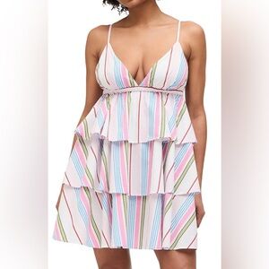 Hill House Multicolor Striped Dress